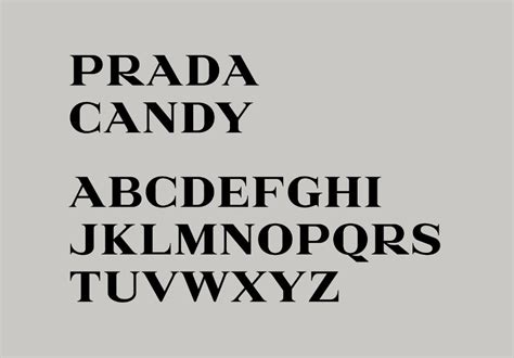 prada candy typeface|daylight prada candy font.